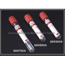 CE y la certificación de la FDA activador de la cápsula del tubo de sangre rojo